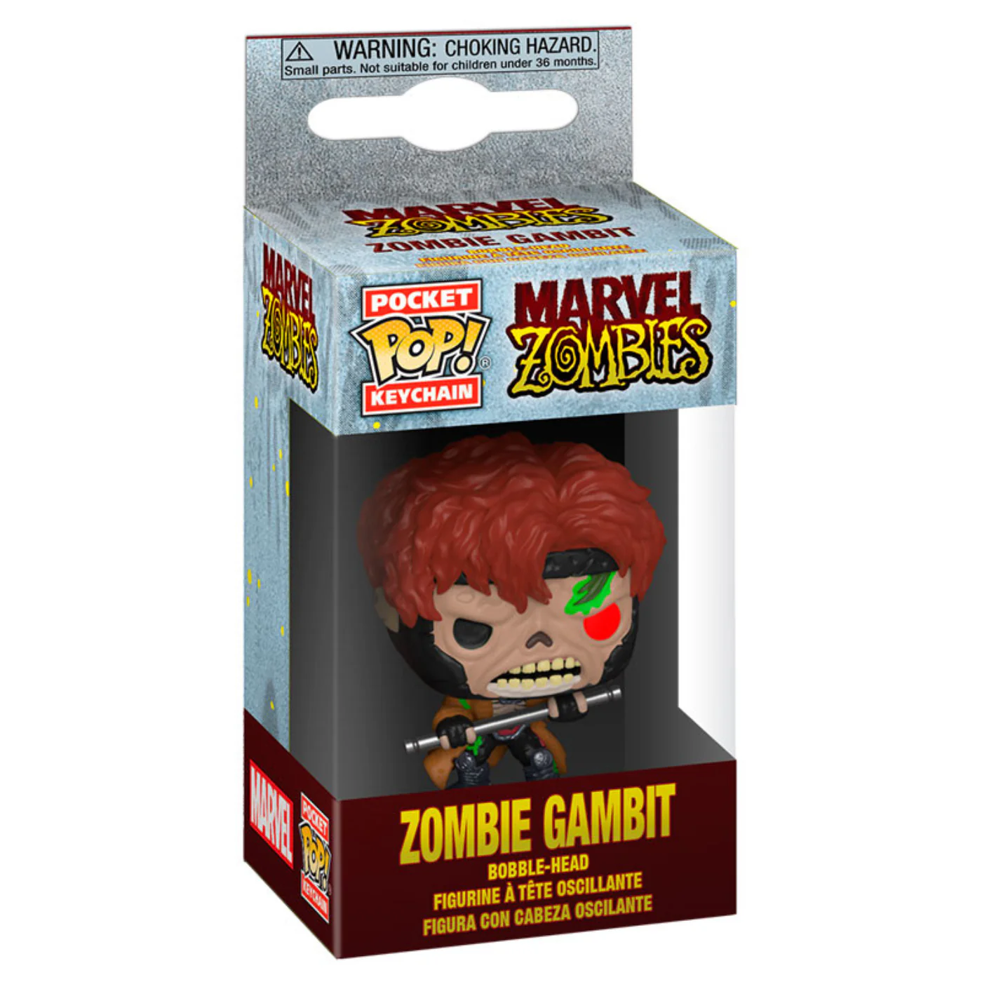 Funko Pop Llavero: Marvel Zombies - Gambit - Imagen 2