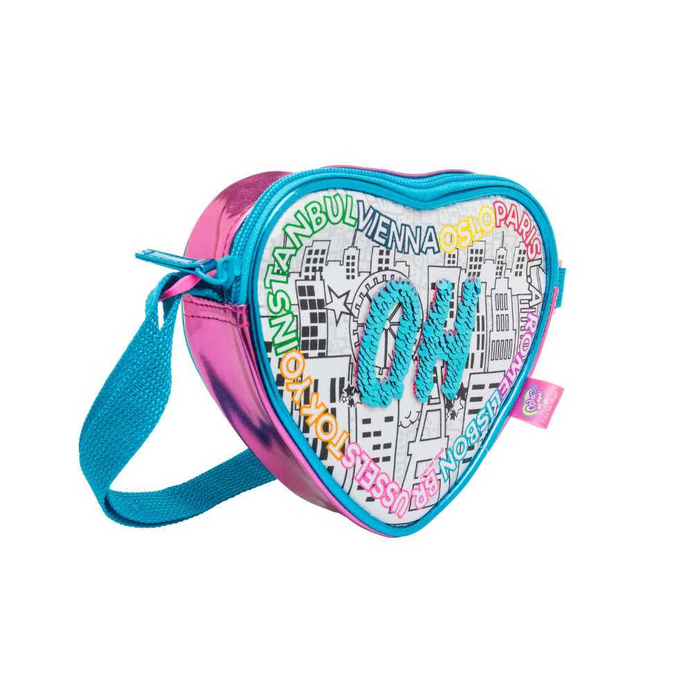 Color Me Mine Swap Sequin Bolso Corazón